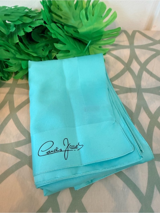 Cornelia James Accessories - 💫10/$25 • Vintage Cornelia James Turquoise Scarf